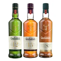 Pack Catador Whisky Glenfiddich 12, 15 Y 18 Años