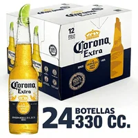 Pack Cerveza Corona Extra botella 24 un de 330 cc