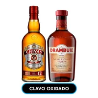Pack Clavo Oxidado: Chivas 12 Años 750cc + Drambuie 750cc
