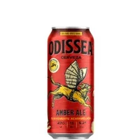 Pack de 6 latas Cerveza Odissea (by Kross) Amber Ale 470 cc ($990 c/u)