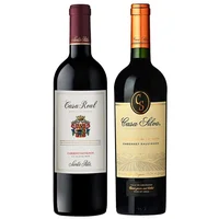 PACK DUO CASAS: Vino Casa Real Cabernet Sauvignon 750cc + Vino Casa Silva Gran Terroir Cabernet Sauvignon 750cc