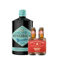 Pack Gin Hendricks Neptunia + 4x Agua Tónica Fentimans Ginger Beer 200cc