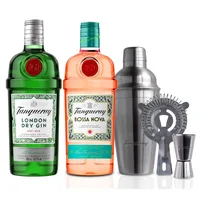 Pack Gin Tanqueray London + Bossa Nova + Set Coctelera de Regalo