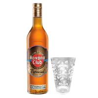 PACK HAVANA N°4: 1x Ron Havana Club Añejado 1 Litro + 1x Vaso Havana