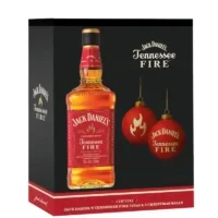 Pack Jack Daniels Fire 750cc + 2 Esferas Navideñas