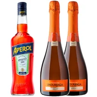 Pack Licor aperitivo Aperol Spritz 750cc + 2 Espumantes Undurraga Brut 750cc
