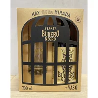 Pack Licor Fernet Buhero Negro 39° 700cc + Vaso de Regalo