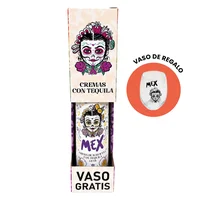 Pack Licor Mex Crema de Maracuyá con Tequila 15° 700cc + Vaso de Regalo
