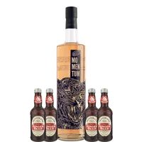 Pack Licor Momentum Flor de Sauco 750cc + 4 Fentimans Ginger Beer