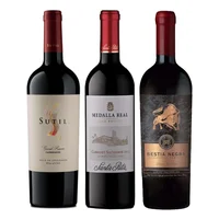 PACK MEDALLA BESTIA SUTIL: Vino Sutil Gran Reserva Carmenere 750cc + Vino Medalla Real Gran Reserva Cabernet Sauvignon 750cc + Vino Bestia Negra Cabernet Sauvignon 750cc