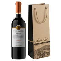 PACK MEDALLA REAL CR + BOLSA DE REGALO: 1x Vino Medalla Real Reserva Carmenere 750cc + 1x Regalo Bolsa VSR