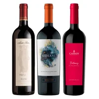 PACK MIX BLEND N°1: 1x Vino Triple C 750cc + 1x Vino Sideral Blend 750cc + 1x Vino Carmen Delanz Alto Jahuel Estate Blend 750cc