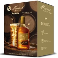 Pack Pisco Mistral Nobel Honey 750cc + Vaso