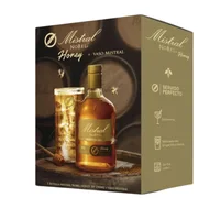 Pack Pisco Mistral Nobel Honey 750ml + Vaso