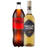 Pack Pisco Valle Luna 35° envejecido 750cc + Coca-Cola Zero 1.5lt