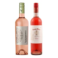 PACK ROSÉ: 1x Vino Veramonte Reserva Rosé Pinot Noir Orgánico 750cc + 1x Vino Cousiño-Macul Isidora Rosé 750cc