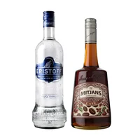 Pack Ruso Negro: Vodka Eristoff 700ml + Licor de Café Mitjans 750ml