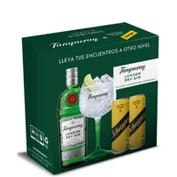 Pack Tanqueray London 700cc + Copa + 2 Schweppes SA