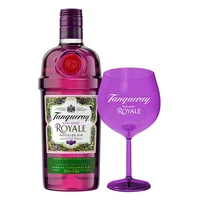 PACK TANQUERAY ROYALE + COPA: 1x Gin Tanqueray Royale 700cc + 1x Copón Tanqueray Acrílica Morada
