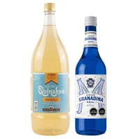 Pack Terremoto 2: Pipeño Montpellier Clos de Quinahue 2 Litros + Jarabe Granadina Mitjans Azul 900 cc