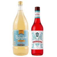 Pack Terremoto 3: Pipeño Montpellier Clos de Quinahue 2 Litros + Jarabe Granadina Mitjans Zero 900 cc