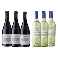 PACK VINOS MIX: 3x Vino Tarapacá Gran Reserva Cabernet Sauvignon 750cc + 3x Vino Casas del Bosque Reserva Sauvignon Blanc 750cc