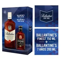 Pack Whisky Ballantine's Finest 40° 750 cc + Ballantine's 7 Años 40° 200 cc