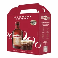 Pack Whisky Drambuie 750cc 40° + 2 Vasos