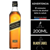Petaca Whisky Johnnie Walker - Black Label - 200ml