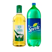 Pisco Alto Del Carmen 35° Botella 1lt + Sprite Botella 3lts