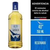 Pisco Alto del Carmen reservado 40° botella 750 cc