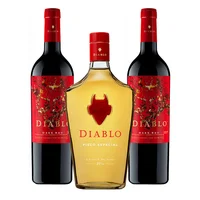 Pisco Diablo 700cc 35ºalc. + 2x Vino Diablo Dark Red 750cc