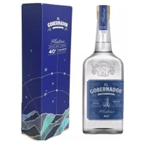 Pisco El Gobernador Platino 40 grados, Valle del Limarí 700 ml