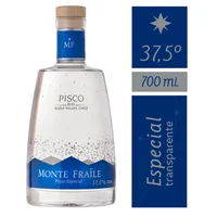 Pisco Monte Fraile Especial Transparente 37,5° - 700ml