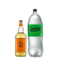 Pisco Tres Erres 35° 1l + Sprite Zero 3l