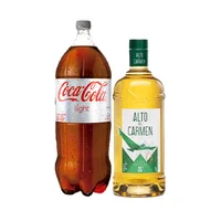 Promo Alto Del Carmen 35° Botella 1lt + Coca Cola Light 3lt