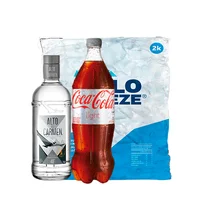 Promo Alto Del Carmen Transparente + Coca Cola Light + Hielo