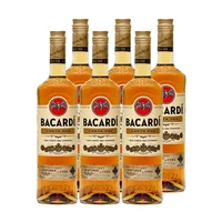Ron Bacardi Oro Dorado Botella 750cc X6