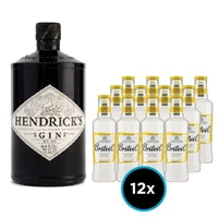 THE HENDRICKS PACK: Gin Hendricks 700cc 41,4º alc. + 12x Britvic Agua Tónica 200cc