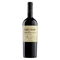 Tres Palacios Gran Reserva Merlot 750 Ml