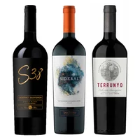 Trio Premium: Casa Silva S38 + Sideral + Terrunyo Cabernet Sauvignon 750cc