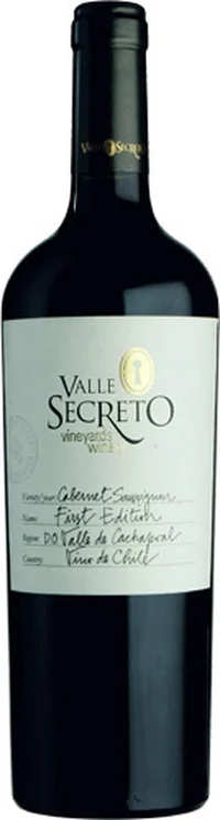 Valle Secreto First Edition Cabernet Sauvignon 2018
