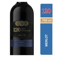 Vino 120 3 Medallas - Merlot 750ml