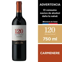 Vino 120 Reserva Especial Carmenere 750 Ml.
