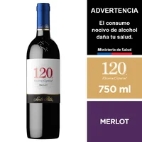 Vino 120 Reserva Especial Merlot 750 Ml.