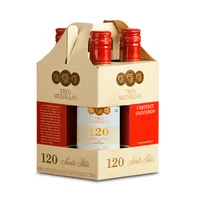 Vino 120 Tres Medallas Cabernet Sauvignon 187CC (24 unidades)
