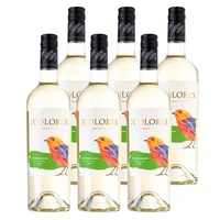 Vino 7 Colores Varietal Sauvignon Blanc Botella 750cc X6