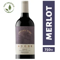 Vino Adobe Orgánico Reserva - Merlot - 750ml