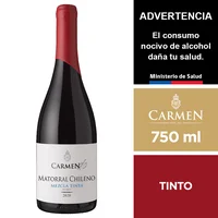 Vino Carmen Do Matorral Tinto 750 Ml.