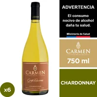 Vino Carmen Gran Reserva Chardonnay 6 X 750 Ml.
